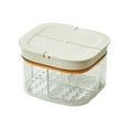 thumbnail image 1 of YIKA Tupperware Container Food Grade Draining Insert Sealed Fresh Keeping Box Can Be Used In Dishwashers And Microwave Ovens Kitchen Storage White, 1 of 7