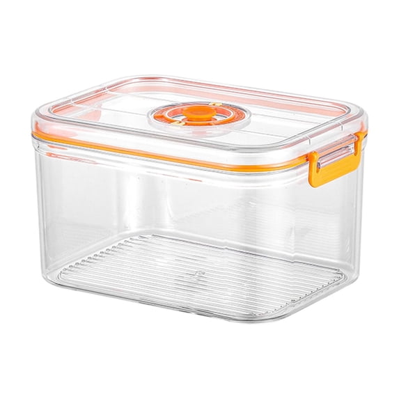 YIKA Tupperware Container Food Grade Preservation Box Home Refrigerator Safe Storage Of Vegetables And Fruit Microwaveable Sealed Preservation Box To Help Kitchen Storage White