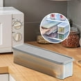thumbnail image 1 of YIKA Tupperware Container Food Preservation Box Plastic Hanging Food Sealing Box Kitchen Refrigerator Storage And Organizing Box Kitchen Storage Gray, 1 of 5