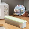 thumbnail image 1 of YIKA Tupperware Container Food Preservation Box Plastic Hanging Food Sealing Box Kitchen Refrigerator Storage And Organizing Box Kitchen Storage Green, 1 of 6