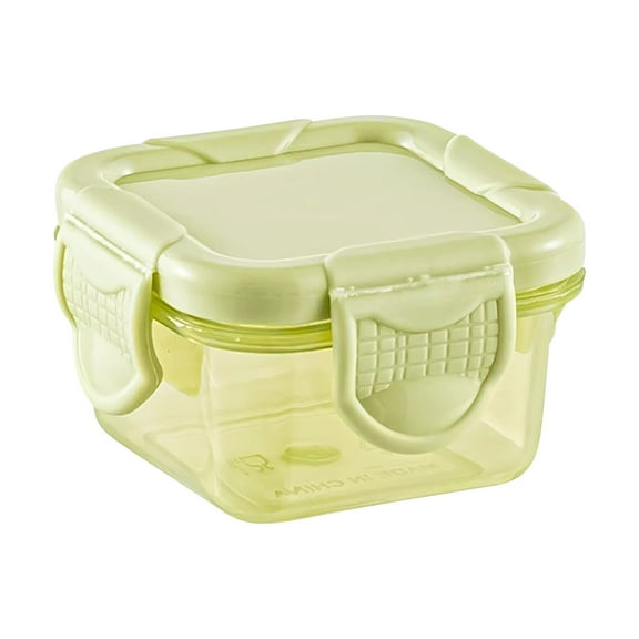 YIKA Tupperware Container Fresh Box Candy Sealed Box Baby Food Box Storage Box Seasoning Box Kitchen Storage Green