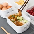 thumbnail image 1 of YIKA Tupperware Container Household Refrigerator Plastic Sealed Heated Lunch Box Kitchen Storage B, 1 of 8