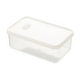 thumbnail image 1 of YIKA Tupperware Container Kitchen Large Capacity Kimchi Box Sealed Fresh Keeping Box Food Grade Refrigerator Special Storage Box With Lid Cold Vegetable Box Kitchen Storage White, 1 of 6