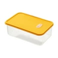 thumbnail image 1 of YIKA Tupperware Container Kitchen Large Capacity Kimchi Box Sealed Fresh Keeping Box Food Grade Refrigerator Special Storage Box With Lid Cold Vegetable Box Kitchen Storage Yellow, 1 of 5