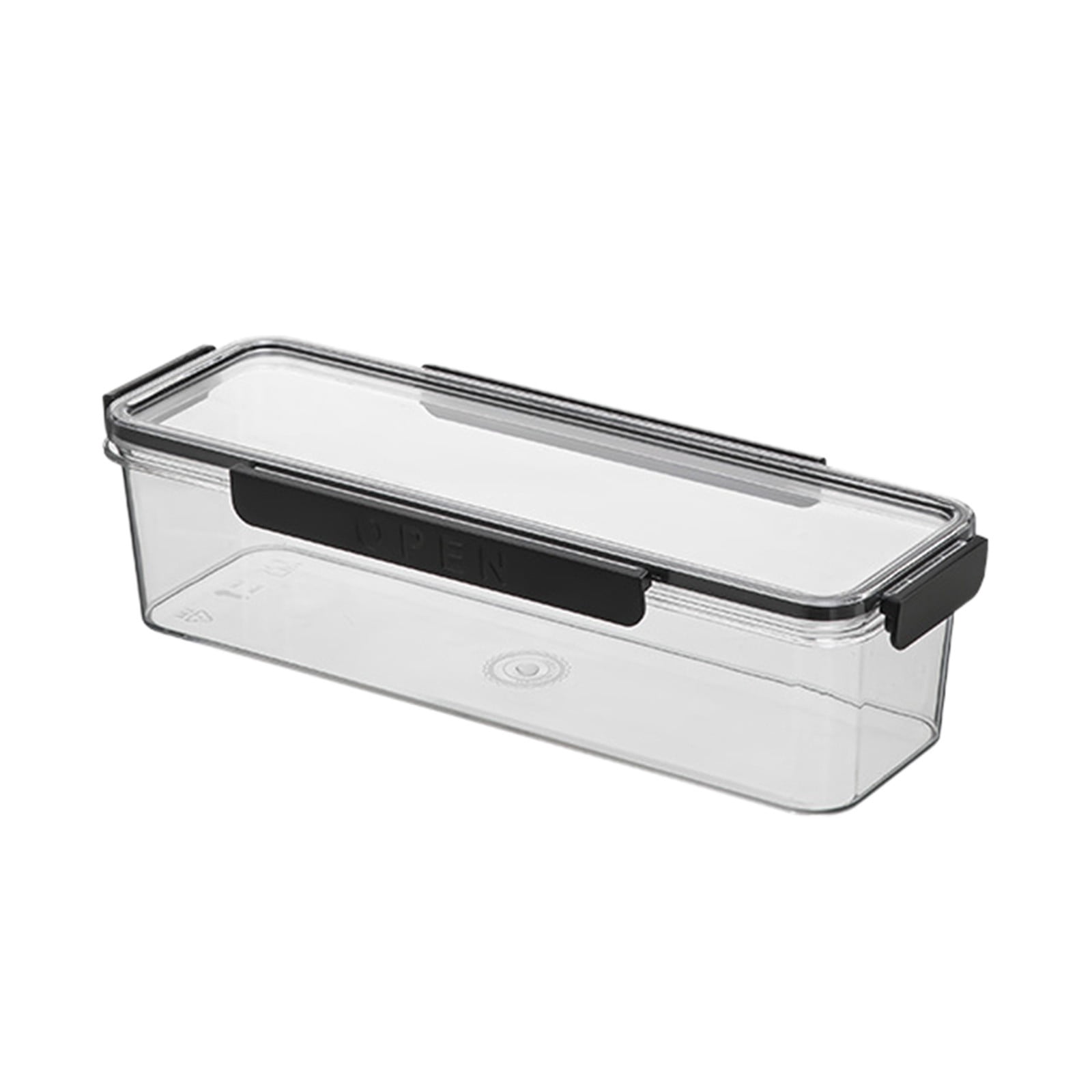 Tupperware Extra Long Rectangular Containers YIKA Tupperware Container Long Strip Refrigerator Organizer Food Grade ...