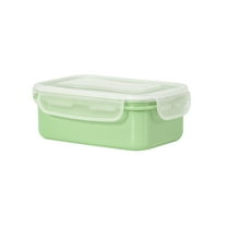 YIKA Tupperware Container Mini Refrigerator Storage Box Small Lunch Box Kitchen Bento Box Plastic Storage Box Suitable For Cooked Food Preservation Kitchen Storage Green