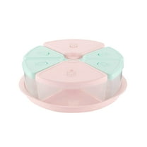 YIKA Tupperware Container Multifunctional Storage Box Fresh-keeping Box Snack Fruit Box With Lid Sealed Kitchen Storage Multicolor