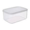 thumbnail image 1 of YIKA Tupperware Container Refrigerator Fresh-keeping Box Small Lunch Box Kitchen Lunch Box Plastic Storage Box Rectangular Sealed Box Kitchen Storage White, 1 of 9