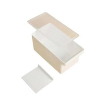 YIKA Tupperware Container Storage Box Quantitative Cutting Cheese Preservation Box Refrigerator Cheese Freezing Storage Kitchen Storage A