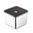 thumbnail image 1 of YIKA Tupperware Container Thickened Sealed Stainless Steel Fresh-keeping Box For Household Food Grade Refrigerator Storage With Lid Sealed Box Kitchen Storage L, 1 of 9