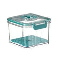 thumbnail image 1 of YIKA Tupperware Container Vacuum Sealed Food Storage Container For Home Kitchen Transparent Water Draining Airtight Jar With Timer Lock For Freshness And Freezing Kitchen Storage D, 1 of 6