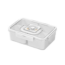 YIKA Tupperware Kitchen Plastic Food Storage Container With Airtight Lids ReusableLeftover Food Lunch Boxes - Leak Proof Kitchen Storage B