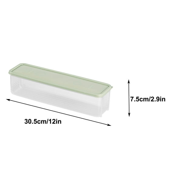 YIKA Tupperware Rectangular Storage Box Kitchen Refrigerator Storage Box Plastic Food Preservation Sealed Box Kitchen Storage A