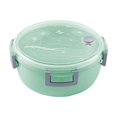 thumbnail image 1 of YIKA Tupperware Wheats Straw Layer Lunch Box Mobile Phone Holders Lunch Box Student Office Worker Lunch Box Microwaveable Lunch Box Kitchen Storage Green, 1 of 7