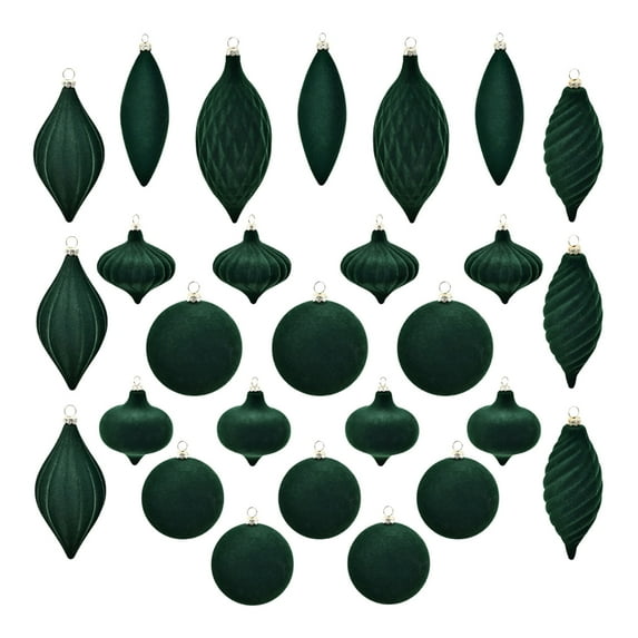 YIKA Unusual Velvet Christmas Balls Christmas Tree Ornaments Christmas Decorations Christmas Tree Decorations B