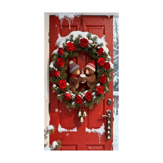 YIKA Valentine's Day Decor Party Supplies 35 X 72 In Valentines Day Door Cover Valentines Day Door Curtain Valentines Day Door And Wall Decoration Festival Party Decoration Valentines Day Gifts