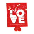 thumbnail image 1 of YIKA Valentine's Day Decor Party Supplies Double Opening Jewelry Gift Box Ring Earnail Necklace Packaging Box Valentines Day Gifts, 1 of 9