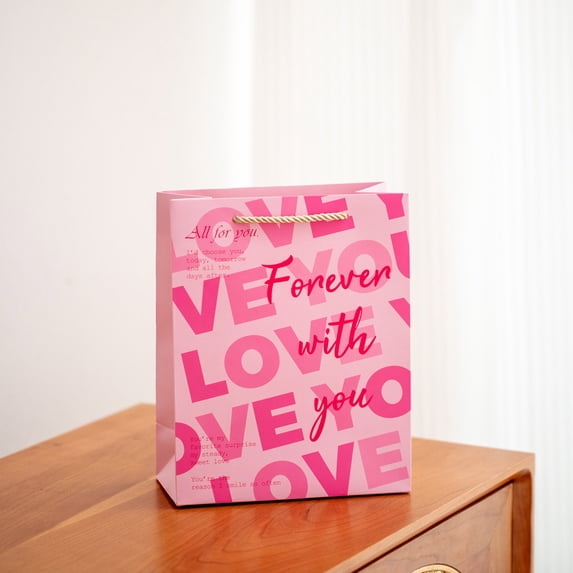 YIKA Valentine's Day Decor Party Supplies Romantic Gift Bags For Couples To Exchange Gifts And Tote Bags Valentines Day Gifts