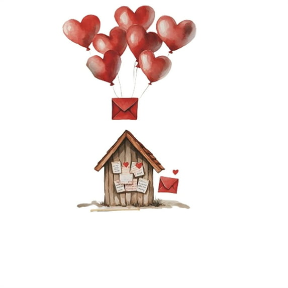 YIKA Valentine's Day Decor Party Supplies Rose Bathroom Bathroom Home Decoration Wall Stickers Valentines Day Gifts