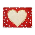 thumbnail image 1 of YIKA Valentine's Day Decor Party Supplies Valentines Day Carpet Entrance Door Mat Household Absorbent Nonslip Foot Mat Dirt Proof Mat Bathroom Nonslip Mat Size 15.7x23.6 In Valentines Day Gifts, 1 of 6
