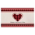 thumbnail image 1 of YIKA Valentine's Day Decor Party Supplies Valentines Day Mat Porch Door Mat Loves Romantic Holiday Decoration Mat Valentines Day Gifts, 1 of 6