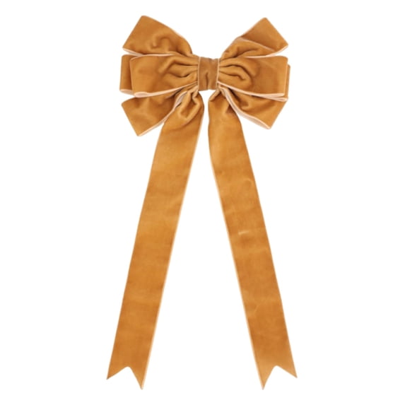 YIKA Velvet Bows For Christmas Tree Decorations Wreath Garland Velvet Bows With Twists Ties Christmas Bows And Ribbons