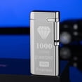 thumbnail image 1 of YIKA Windproof Straight Torch Red Flame Small Torch Lighters Butane Silent Torch Portable Lighter For Men Husband Birthday C, 1 of 9
