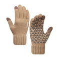 thumbnail image 1 of YIKA Winter Knit Gloves Warm Full Finger Gloves for Men and Women with Upgraded Touch Screen Anti slip Fleece Lined Winter Gloves, 1 of 2
