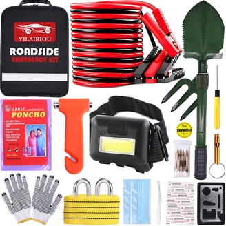 Everstart Deluxe Auto Safety Kit, Roadside Assistance, Vehicle Car