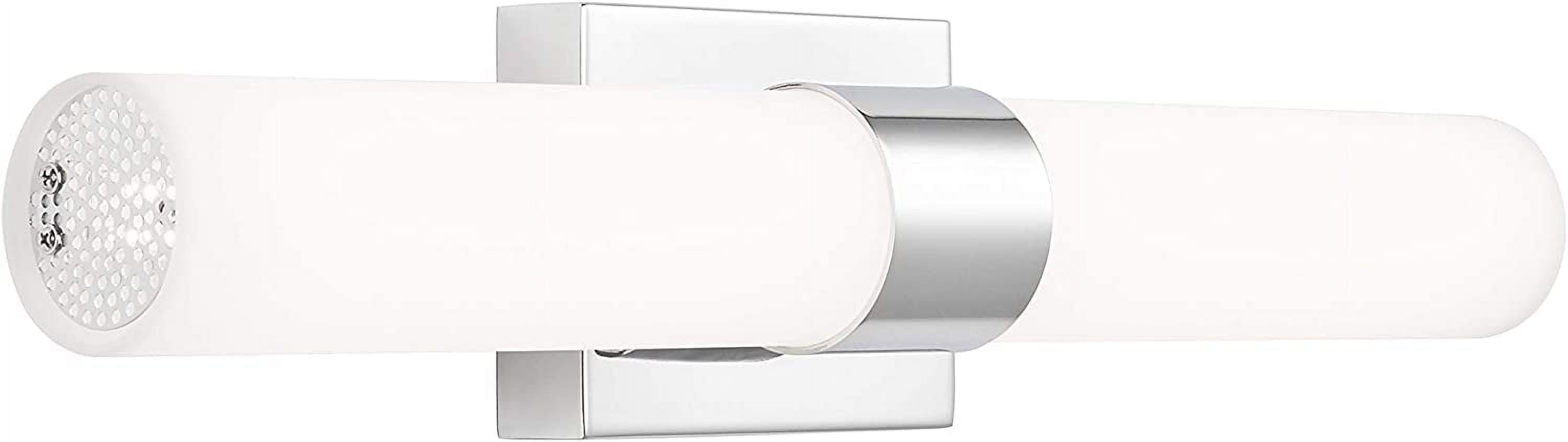 YILAN Perpetua Modern LED Bathroom Vanity Light Bar 22 Inch Chrome