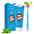 thumbnail image 1 of YILEST 2PCS Tongue Cleaner Set, Tongue Cleansing Gel 50 g + Tongue Brush, Tongue Cleaning & Oral Care Eliminates Bad Breath and Fresh Breath, 1 of 9