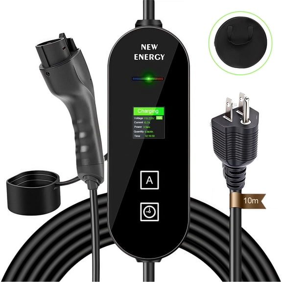YILIFEIDA Level 1&2 EV Charger, Electric Vehicle Portable Charger with 32.8FT Cable, Home EV Charging Station for Electric Cars, 8-16Amp 110V-240V