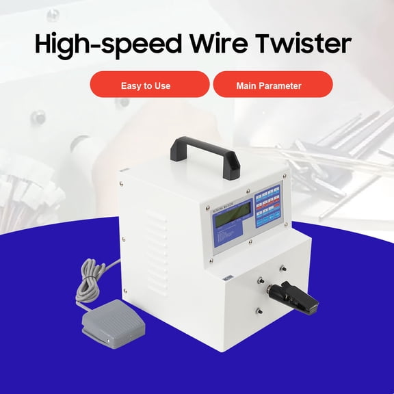 YILIKISS 110V High-speed Automatic Wire Twister Machine Cable Wire Twister Machine 15W
