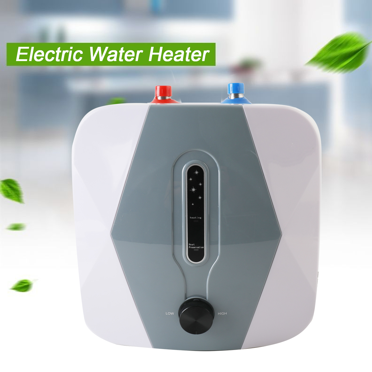 YILIKISS 8L Instant Electric Tank Home Hot Water Heater Kitchens Hair