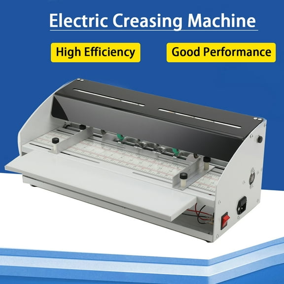 YILIKISS Electric Creasing Machine 18 inch 460mm Paper Creasing Machine High Precision 3-in-1 Function