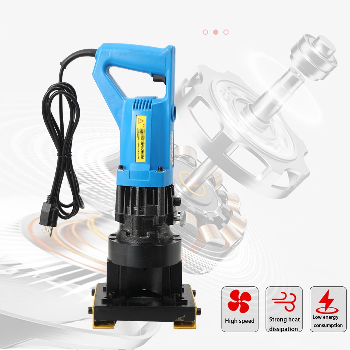 YILIKISS Electric Hydraulic Angle Iron Steel Cutter 1400W Portable ...