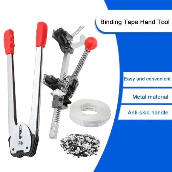 YILIKISS Heavy Duty Manual 4 in 1 PET/PP Manual Strapping Tools Packing Machine Set Tensioner & Sealer Packing Belt