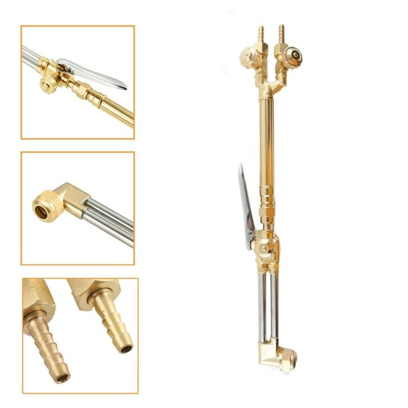 YILIKISS Oxygen Acetylene Welding Cutting Torch Set Fit Victor Style