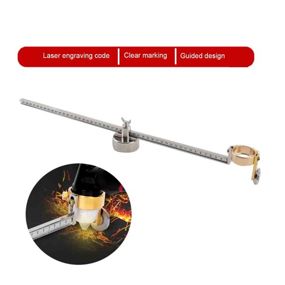 YILIKISS Plasma Cutter Cutting Torch Circular Roller Guide Wheel Circle Welding Tool 50cm P80