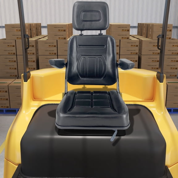 YILIKISS Universal Suspension For Seat Tractor Forklift Excavator Backhoes with Armrest