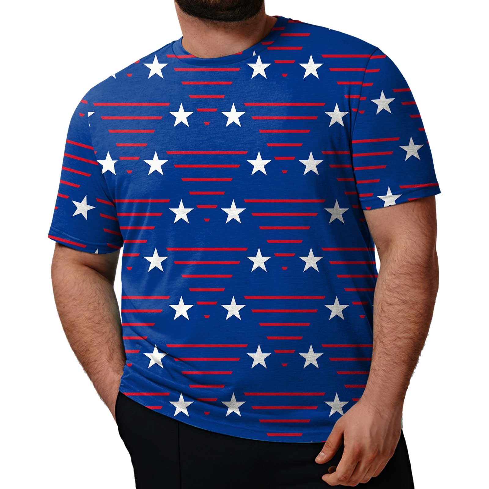 American flag shirt buying man forrest gump