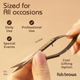 thumbnail image 1 of YILOSF-Soft Grip Eyebrow Trimmers | Brow Scissors for Women and Men | Precise & Sharp | Stainless Steel Tip Beauty Scissors | Eyebrow Grooming & Shaping | Brow Care | Eyelashes, Beard, & Nose Hair Tr, 1 of 3