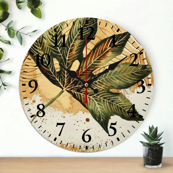 YILUYINQING Dot Wall Clock for Living Room Decor, Battery Operated, Perfect for Home and Office Use 10x10in