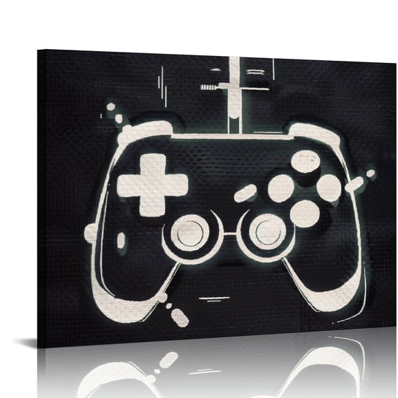 YILUYINQING Futuristic Wall Decor Canvas Prints Art Ready To Hang Room Home Art Decor 16x12in