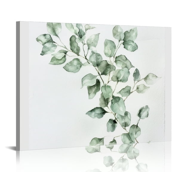 YILUYINQING Leaves Vines Wall Decor Canvas Prints Art Ready To Hang Home Room Decorations 20x16in
