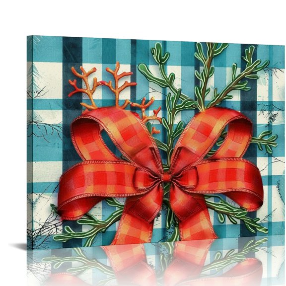 YILUYINQING Seaweed Theme Canvas Print Wall Decor Ready To Hang Home Art Decoration Gift Idea 16x12in