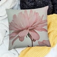 thumbnail image 1 of YILUYINQING  Watercolor Magnolia Flowers Throw Pillow Cover Plant Floral Leaf Elegance Nature Flower Romantic Botanical Pillow Case   Decorative Men Women Room Cushion Cover for Home Couch 18x18in, 1 of 5