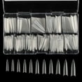thumbnail image 1 of YIMART 500pcs/Box Clear Acrylic Medium Long Stiletto Nail Tips Easy Coffin Nails Sharp False Nail Art Tips For Nails Salon, 1 of 9