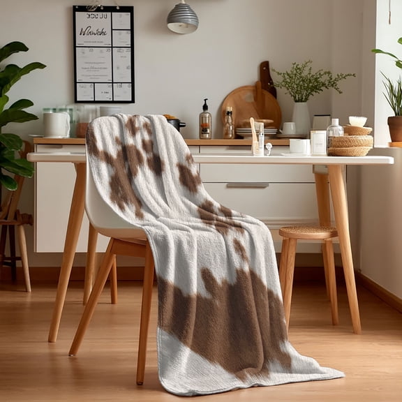 YIMEIS Brown speckled background High-Density Flannel Warm Blanket, 30*40 inch Non-Shedding & Anti-Pilling, All-Season, for Sofa Bedroom Car