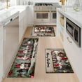 thumbnail image 1 of YIMEIS Christmas Gnomes Gifts Decor Fall Kitchen Rugs Non Skid Washable Area Carpet [Made in USA], Multi - 1/2/3 Pcs 16''*24''/20''*32''/47''*18, 1 of 10